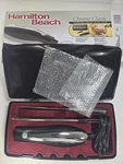 Hamilton Beach Chrome Classic Electric Knife With Case 74275r. Fixed Price $9.95.