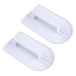 2pcs White Plastic Fondant Smoother Tool Set Icing Scraper With Handle For Ca.... Fixed Price $8.68.