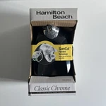 Hamilton Beach Classic Chrome Extra Tall Can Opener Black 76380z. Fixed Price $15.95.