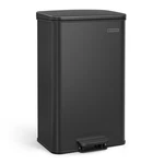 Kitchen Trash Can 10.5 Gallon Step Bin Stainless Steel Soft Close Black Songmics. Fixed Price $124.99.