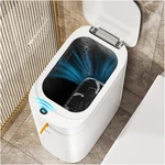 Funest Motion Sensor Bathroom Trash Can With Lid- 3.5 Gallon Rechargeable. Fixed Price $48.73.
