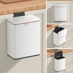 Mbillion Kitchen Compost Bin Hanging Trash Can With Lid 2.1 Gallon Stainless. Fixed Price $20.00.