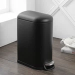 Happimess Hpm1010-trash-can Roland 10.6 Gallon Step Open Soft - Black. Fixed Price $197.40.