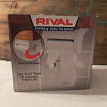 Nos ( Open Box) Rival Fold Away Under The Cabinet Easy Touch Can Opener Cn7900. Fixed Price $49.99.