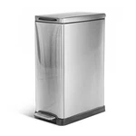 Slim Kitchen Trash Can 12 Gallon Soft Close Lid Step Pedal Silver Home Zone Tuck. Fixed Price $124.99.