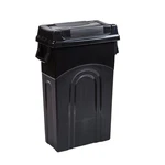 United Solutions Highboy Waste Container With Swing Lid, 23 Gallon, Space Saving. Fixed Price $65.25.