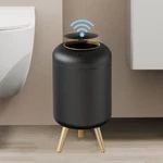 Uralfa Motion Sensor Trash Can With Lid, 3 Gallon / 11 L Gal Auto, Black. Fixed Price $56.34.