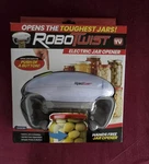 Robo Twist Electric Jar Opener Hands Free Push Button Emson Sealed. Fixed Price $15.99.