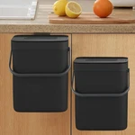 Lalastar Countertop Compost Bin 1.3 Gal Hanging Kitchen Trash Can Black. Fixed Price $24.68.