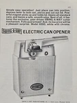 Swing-a-way St Louis Mo Electric Can Opener Model 4000 Vintage Print Ad 1965. Fixed Price $9.77.