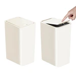Tipgo Bathroom Trash Can With Lid, 10 Liter/ 2.6 Gallon Slim 2 Pack, White. Fixed Price $46.37.