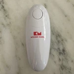 Kitchen Mama Co1100-w Electric Can Opener - White, Euc, Works Perfectly. Fixed Price $18.45.
