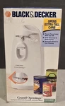 Black & Decker Grand Openings Electric Can Opener W/ Knife Sharpener Co1200 Nos. Fixed Price $49.99.