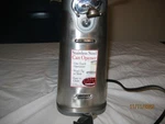 Gently Used Stainless Steel Cuisinart Electric Can Opener. Fixed Price $31.99.