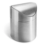 Loveinusa Mini Trash Can With Lid, 1.5l Small Garbage Bin Brushed Stainless S.... Fixed Price $19.40.