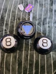 New! Magic 8 Ball Christmas Ornament, Nwt! Set Of 3. Fixed Price $35.00.