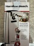 Hamilton Beach Can Opener Model# 76700 - Stainless Steel Extra Tall. Fixed Price $21.74.