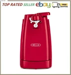 Bella Electric Can Opener And Knife Sharpener,multifunctional Jar Bottle Red. Fixed Price $26.99.