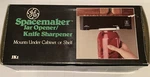 Vtg Ge Spacemaker Jar Opener Knife Sharpener Mount Under Cabinet/shelf Brown Jk1. Fixed Price $19.99.