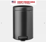 Newicon Step On Trash Can 3.2 Gallon (12 Liter) - Confident Gray. Fixed Price $48.00.