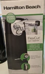 Hamilton Beach Flexcut Electric Can Opener, Black Plastic, 76611fg. Fixed Price $25.00.