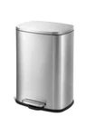 Qualiazero 50l / 13.2 Gal Stainless Steel Rectangular Step Trash Can Qz10023. Fixed Price $106.00.