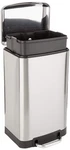 Amazon Basics Rectangular Small Trash Can With Soft-close Step Pedal, Removab.... Fixed Price $94.35.