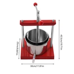 6l Stainless Steel Press Manual For Juice, Vegetable,olive Oil Household. Fixed Price $78.65.