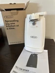 Bella Tall Electric Can Opener White. Fixed Price $19.49.