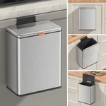 New Mbillion Kitchen Compost Bin Hanging Trash Can With Lid 2.1 Gallon Stainless. Fixed Price $45.55.