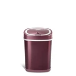 Ninestars Oval Motion Sensor Trash Can, 3.9 Gallon 15l Small, Burgundy. Fixed Price $68.99.
