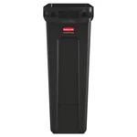 Rubbermaid Commercial Slim Jim With Venting Channels, 23 Gal, Plastic, Black. Fixed Price $73.32.