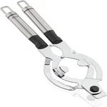 Leifheit Extra Wide Stainless Steel Lid And Jar Opener Anti-slip Grip Oval. Fixed Price $37.11.