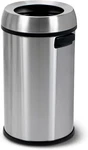 Commercial Grade 65l Stainless Steel Open Top Trash Can - Durable & Stylish. Fixed Price $216.99.