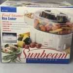Sunbeam Food Steamer Rice Cooker 4710 White Electric Kitchen Appliance Timer. Fixed Price $47.77.