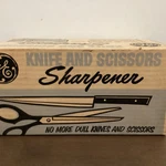 Vintage Ge General Electric Knife & Scissor Sharpener 13ns2 Works Tested. Fixed Price $25.00.