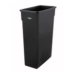 Winco Ptc-23k 23 Gallon Black Hdpe Slim Jim Trash Can. Fixed Price $30.49.
