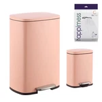 Happimess Hpm1006g Connor 13 Gallon Trash Can Soft Close Lid Flamingo Pink. Fixed Price $154.99.