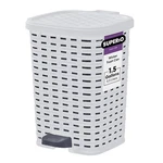 Superio Small Outdoor Trash Can With Lid For Dog Poop 1.5 Gallon, White. Fixed Price $41.30.