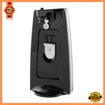 Electric Can Opener And Knife Sharpener With Removable Cutting Lever, Black. Fixed Price $24.99.