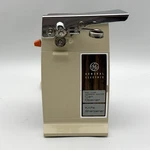 Vintage General Electric Can Opener Knife Sharpener Ge D3-ec33 Beige/brown. Fixed Price $29.99.