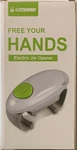 Kitchenmuh Electric Jar Opener Gray Green Plastic Hands-free Kitchen Tool. Fixed Price $21.00.