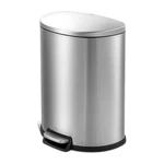 Qualiazero 13.2 Gal Step On Kitchen Trash Can - Stainless Steel. Fixed Price $58.00.