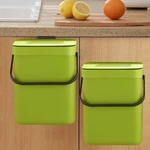Lalastar Small Plastic Trash Can, Hanging Can With Lid Under Sink. Fixed Price $27.54.