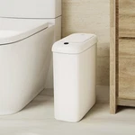 Eko Automatic Bathroom Trash Can With Lid, 2.6 Gallon Slim Touchless Garbage. Fixed Price $130.02.