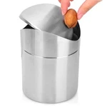 Jillick Small Mini Trash Can With Lid Brushed Stainless Steel Tiny Tr. Fixed Price $22.82.