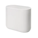 Idesign Slim Oval Plastic Waste Basket The Cade Collection, 10.56 X White. Fixed Price $26.05.