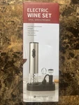 Circle Joy Battery Operated Electric Wine Bottle Opener Corkscrew Gift Set New. Fixed Price $22.00.