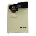 Vintage Rival Electric Can Opener W Knife Sharpener Cord Storage Cn782 Almond. Fixed Price $28.65.