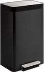 Kohler 13-gallon Stainless Steel Step Trash Can, Black Steel, Hands-fr. Fixed Price $256.30.
